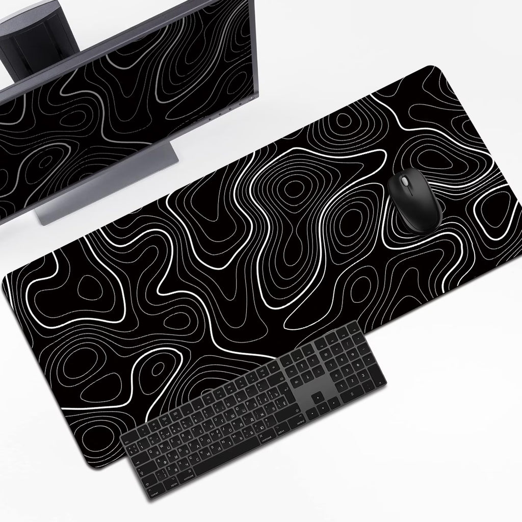 Terrain XL Desk Mat | Topographic Gaming Surface