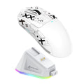 The Cyber-Mech Wireless Gaming Mouse – Lightweight with RGB Charging Dock