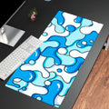 Blue Hydro Camo XL Mouse Pad | Non-Slip Rubber Gaming Mat