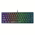 Topo-Glow 60% Mechanical Keyboard – RGB Backlit Topographic Keycaps