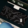 Terrain XL Desk Mat | Topographic Gaming Surface