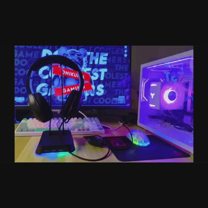 The "Shadow" RGB Headset | Noise-Canceling Mic & Memory Foam Ear Cups