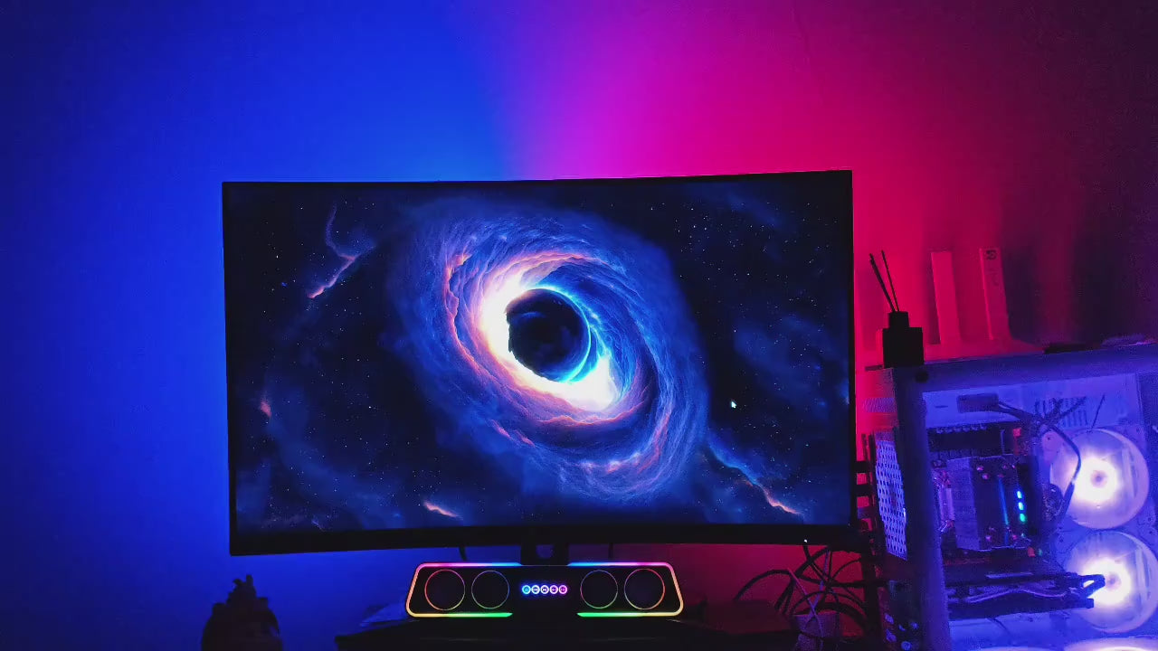 The "Screen Halo" Ambient Light Strip | 3-Sided Gaming Atmosphere